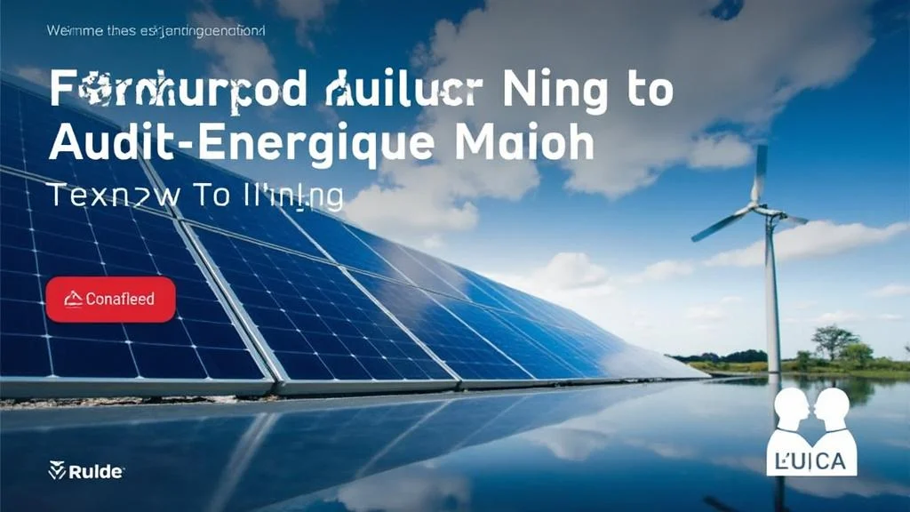 Image illustrant formation audit energetique